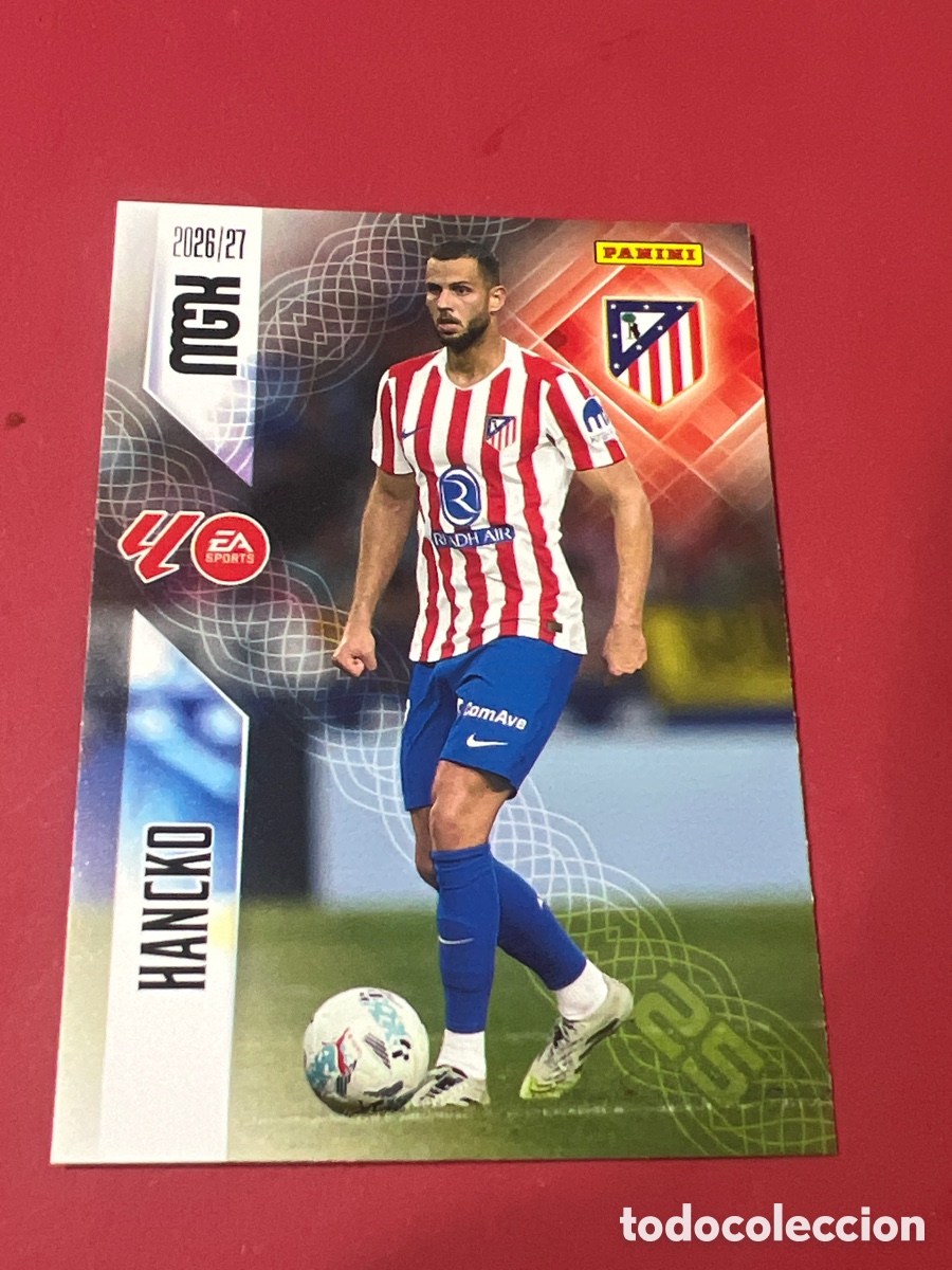 Cromos de f&uacute;tbol: C1679. MGK 2026/27 MEGACRACKS PANINI. #62 HANCKO. AT.MADRID