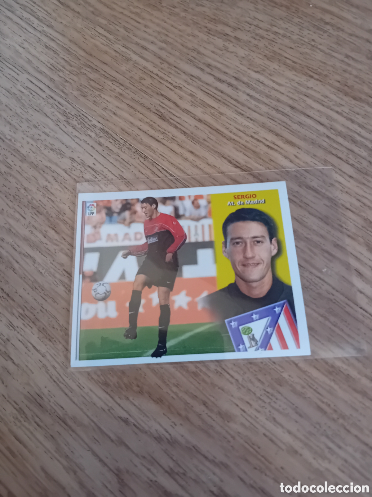 Cromos de f&uacute;tbol: Sergio Baja Atl&eacute;tico de Madrid 02 03 2002 2003 Este Panini