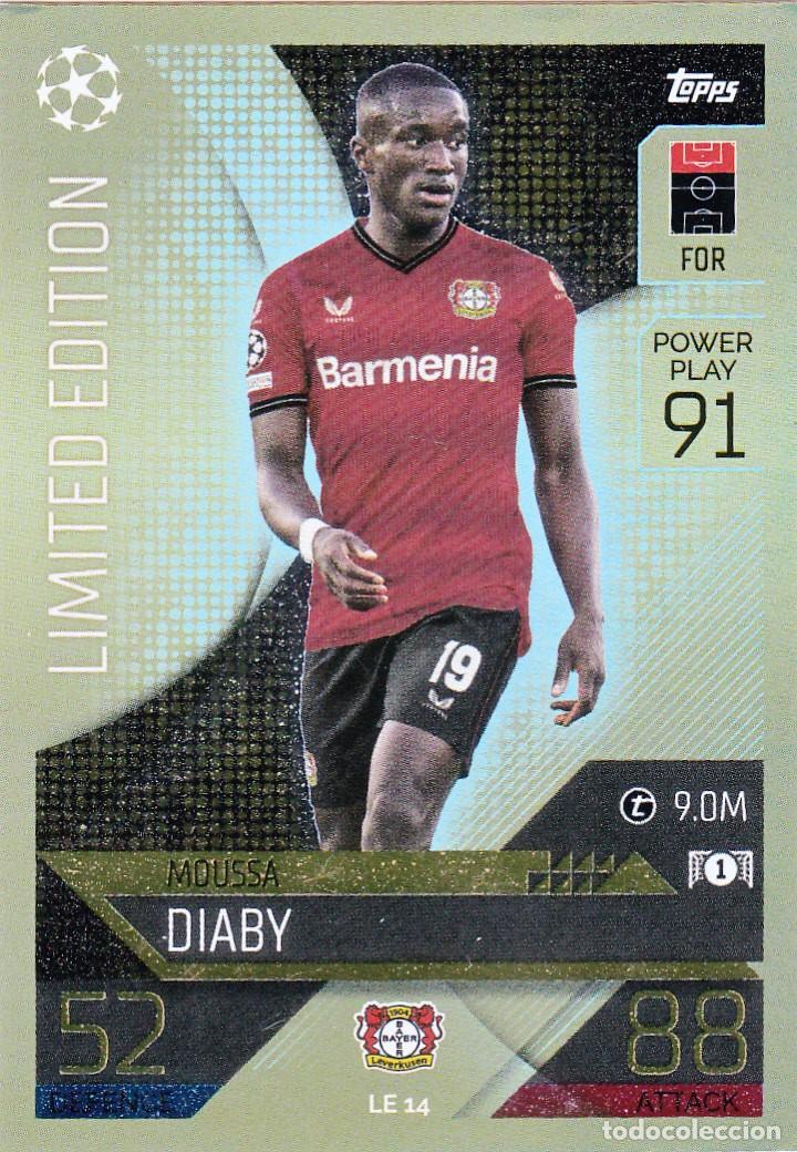 Cromos de f&uacute;tbol: TOPPS MATCH ATTAX * MOUSSA DIABY * LIMITED EDITION (A-14)