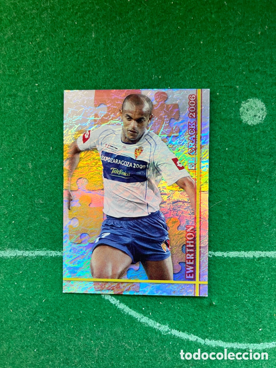 Cromos de f&uacute;tbol: 295 EWERTHON REAL ZARAGOZA LAS FICHAS DE LA LIGA 2006 2007 MUNDICROMO EL CRACK 2006