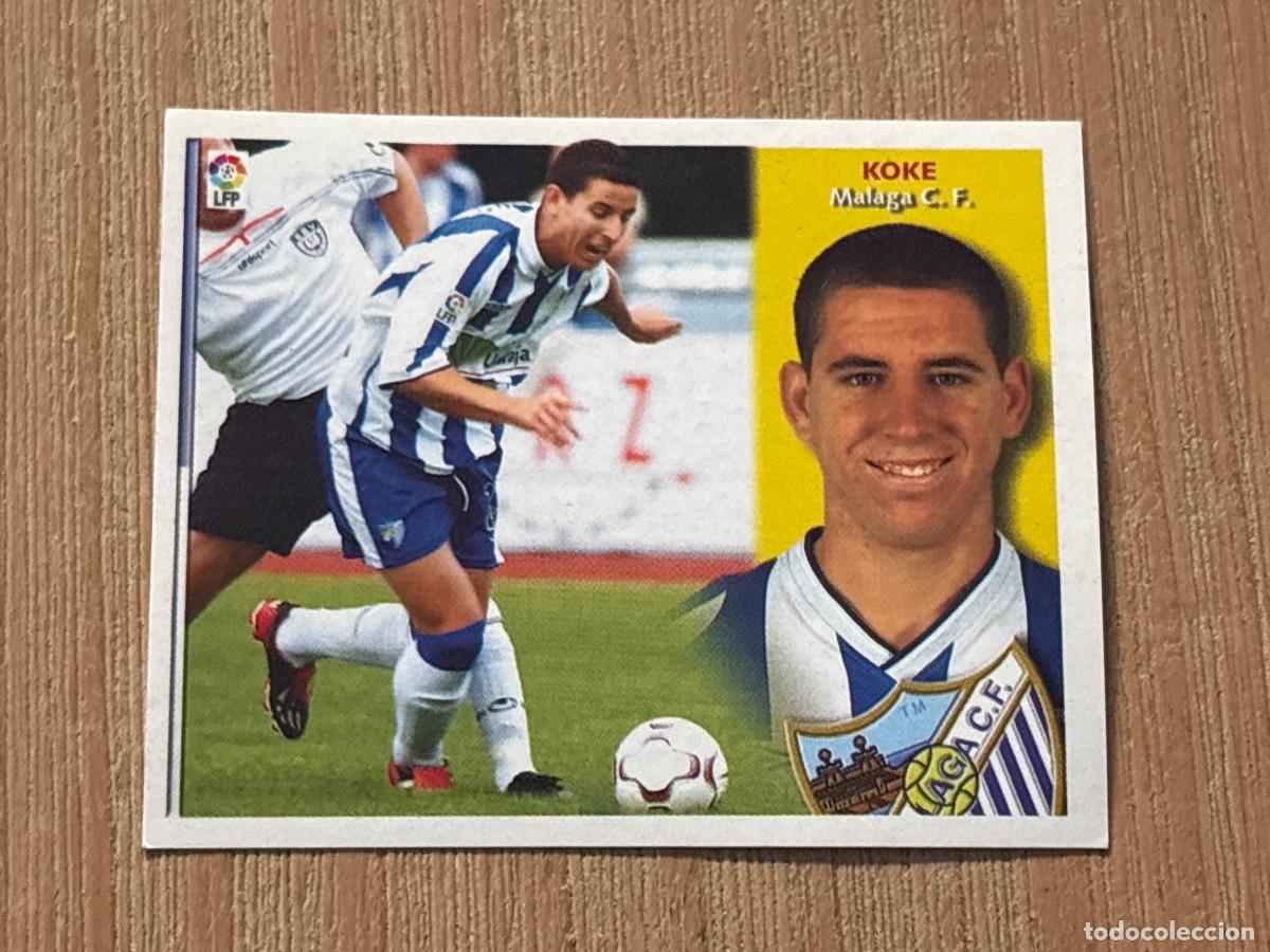 Cromos de f&uacute;tbol: 37. CROMO KOKE MALAGA FICHAJE N 6 BIS LIGA ESTE 02-03 2002-03 SIN PEGAR NUNCA PEGADO