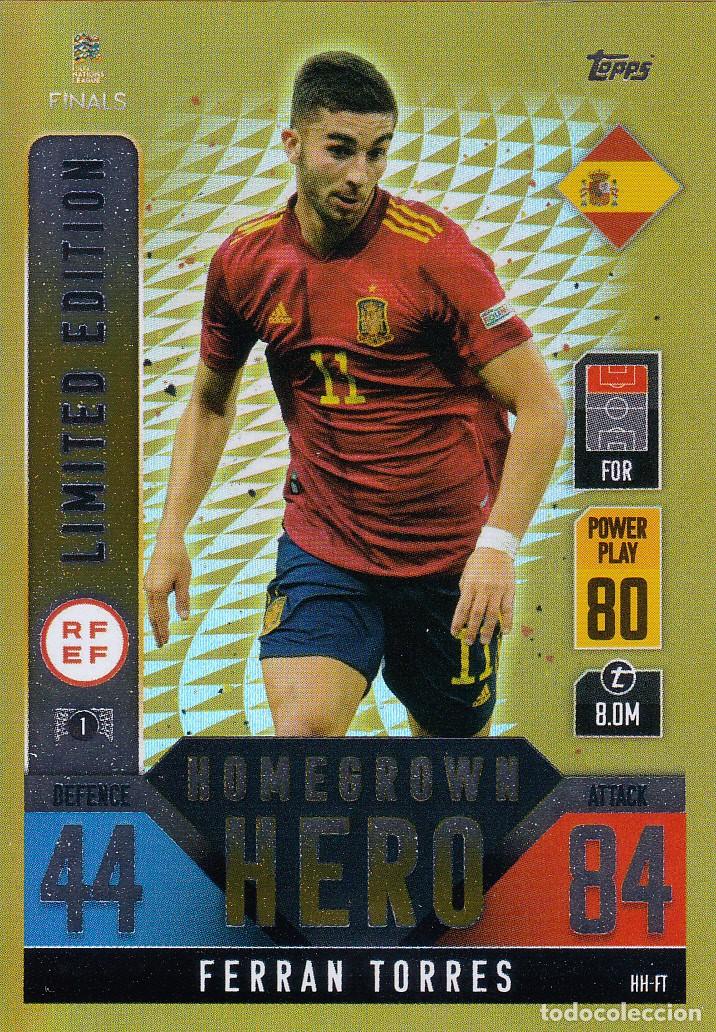 Cromos de f&uacute;tbol: TOPPS MATCH ATTAX * FERRAN TORRES * LIMITED EDITION (A-14)