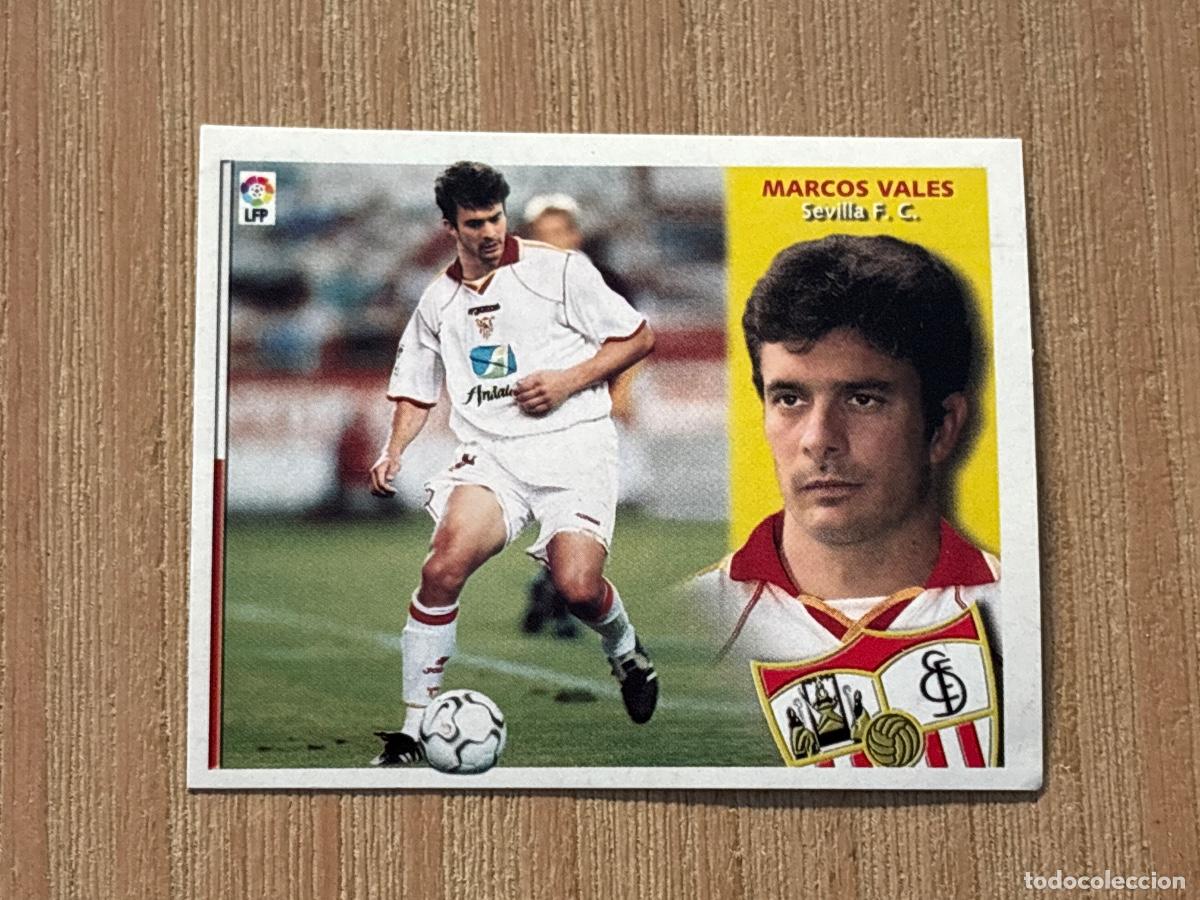 Cromos de f&uacute;tbol: 37. CROMO MARCOS VALES SEVILLA FICHAJE N 1 LIGA ESTE 02-03 2002-03 SIN PEGAR NUNCA PEGADO