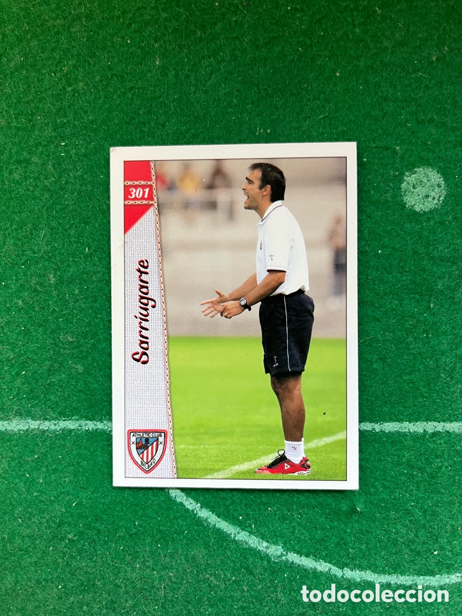Cromos de f&uacute;tbol: 301 SARRIUGARTE ATHLETIC DE BILBAO LAS FICHAS DE LA LIGA 2006 2007 MUNDICROMO ENTRENADOR