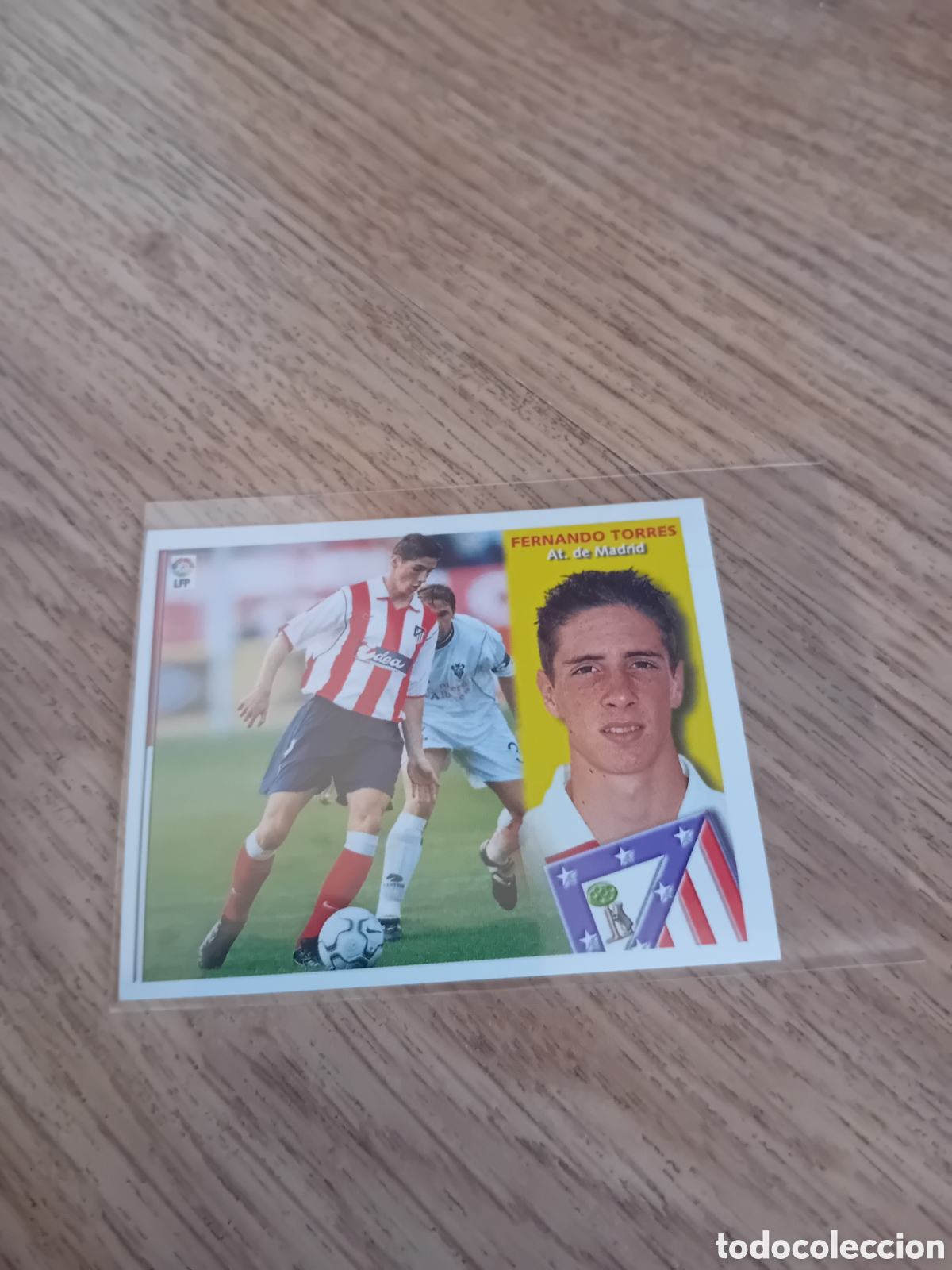 Cromos de f&uacute;tbol: Fernando Torres Rookie Atl&eacute;tico de Madrid 02 03 2002 2003 Este Panini