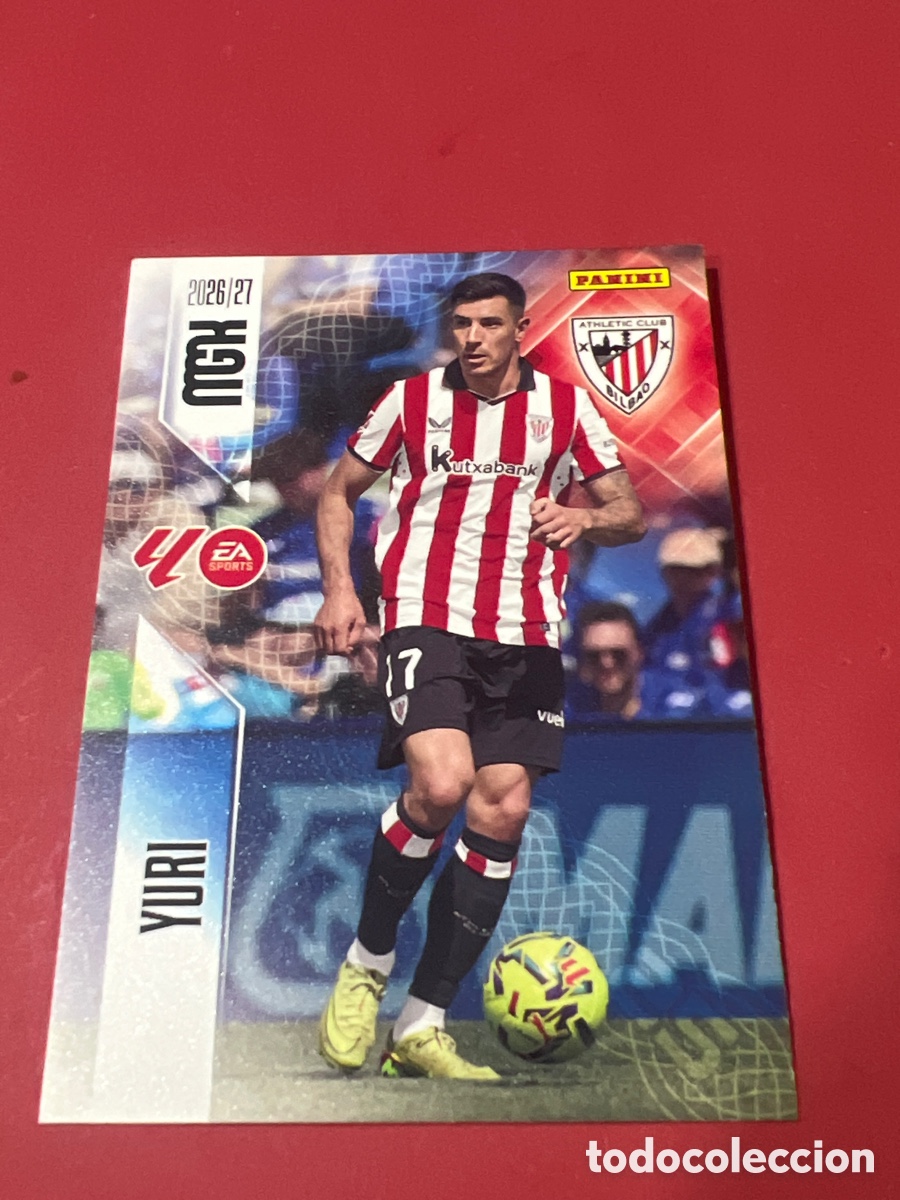 Cromos de f&uacute;tbol: C1683. 44 YURI ATHLETIC DE BILBAO MEGACRACKS MGK 26 27 PANINI 2026 2027