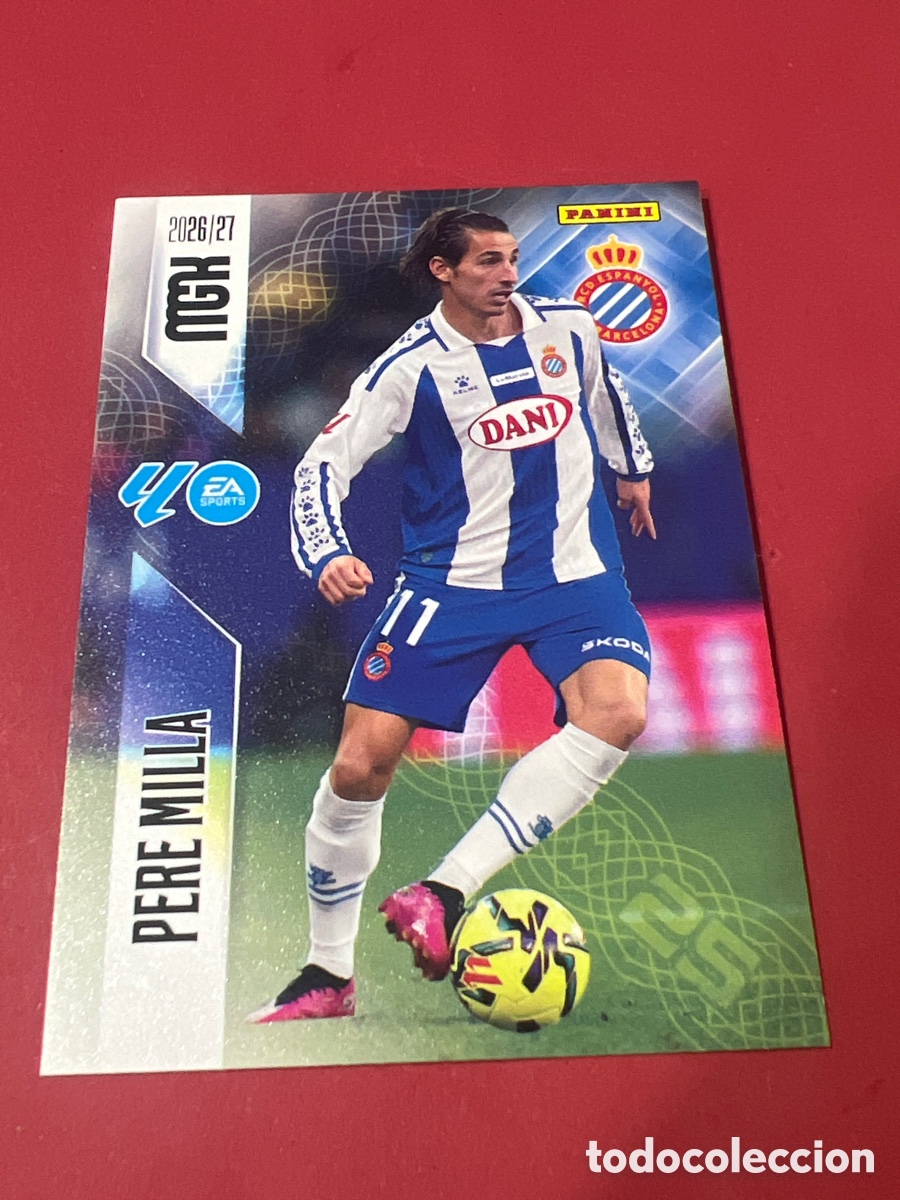 Cromos de f&uacute;tbol: C1686. 180 PERE MILLA MEGACRACKS MGK 2026 2027 26 27 ESPANYOL ESPA&Ntilde;OL