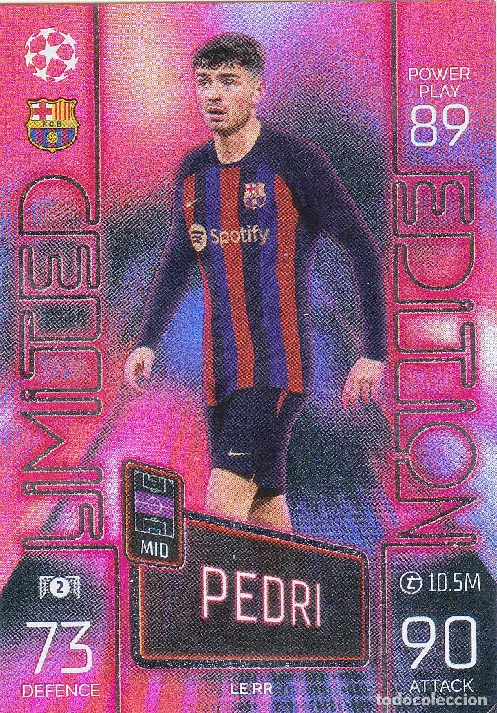 Cartes &agrave; collectionner de Football: TOPPS MATCH ATTAX * PEDRI * LIMITED EDITION (A-14)