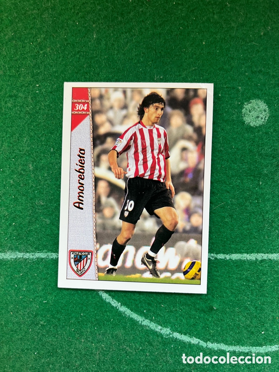 Football Stickers: 304 AMOREBIETA ATHLETIC DE BILBAO LAS FICHAS DE LA LIGA 2006 2007 MUNDICROMO