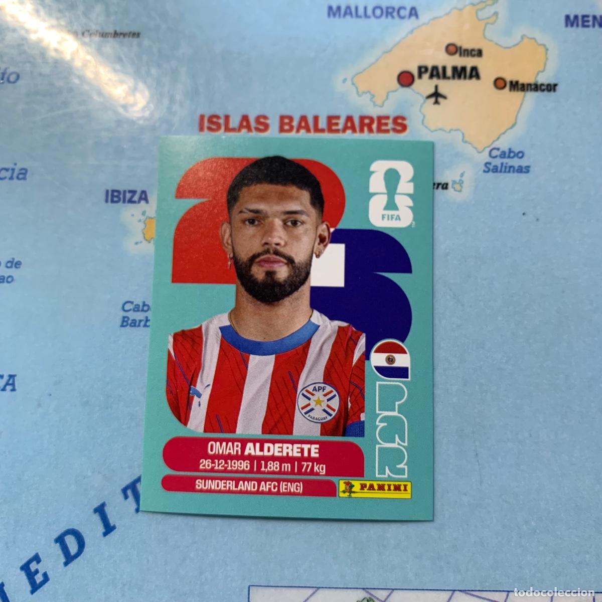 Football Stickers: Paraguay n&uacute;mero 7 cromo panini Mundial Fifa World Cup 2026