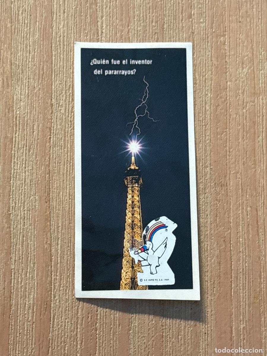 Fu&szlig;ball-Sticker: 37. CROMO GRANDES INVENTOS DE DANONE RASCA EL CURRO N 7