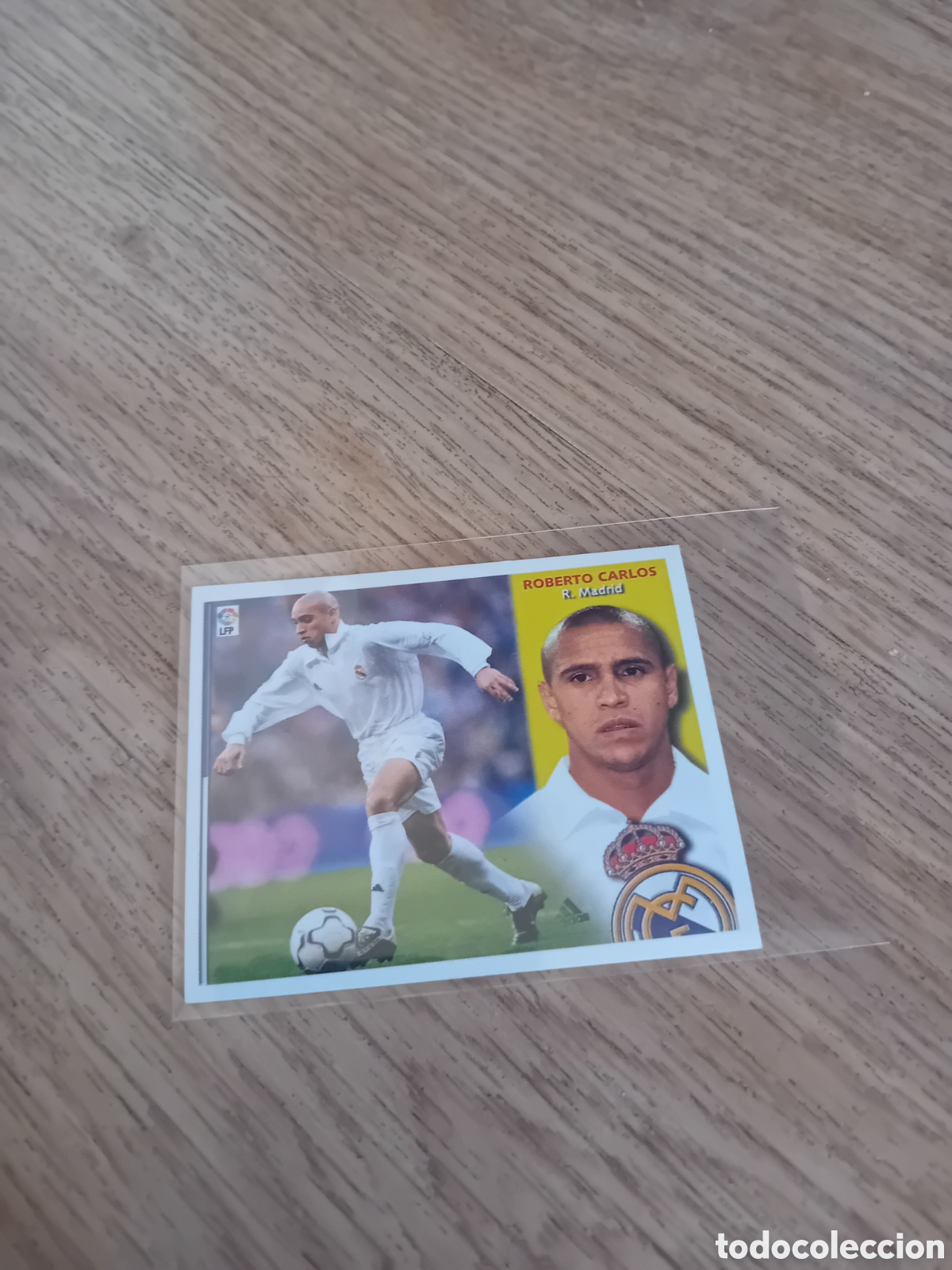 Fu&szlig;ball-Sticker: Roberto Carlos Real Madrid 02 03 2002 2003 Este Panini