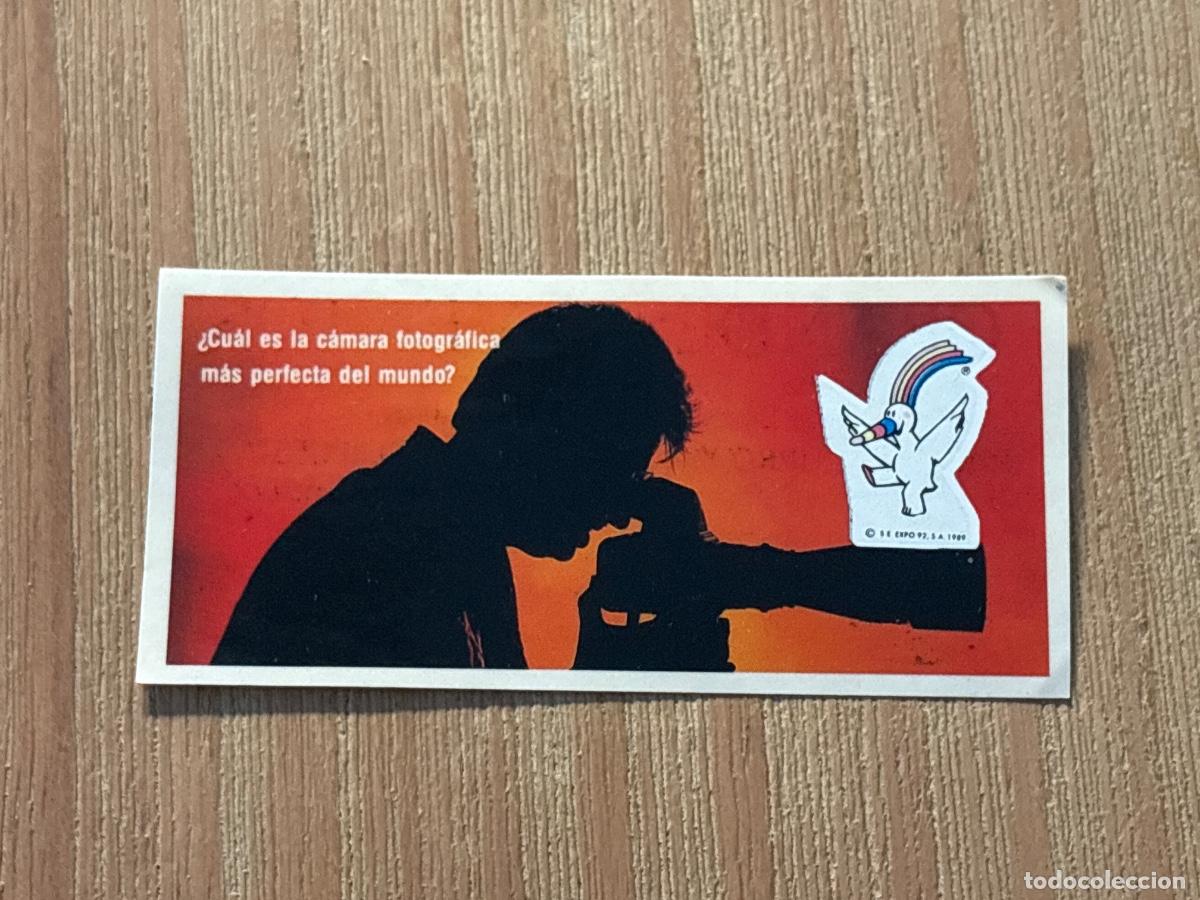 Fu&szlig;ball-Sticker: 37. CROMO GRANDES INVENTOS DE DANONE RASCA EL CURRO N 23