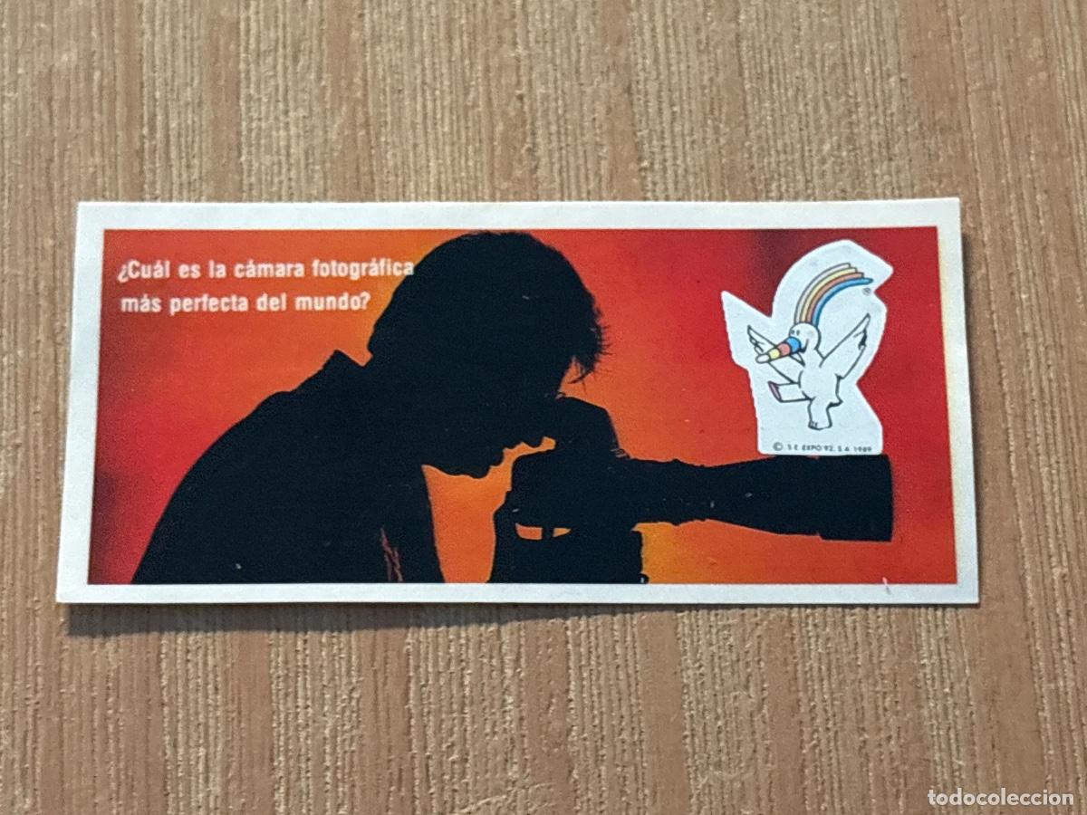 Fu&szlig;ball-Sticker: 37. CROMO GRANDES INVENTOS DE DANONE RASCA EL CURRO N 23