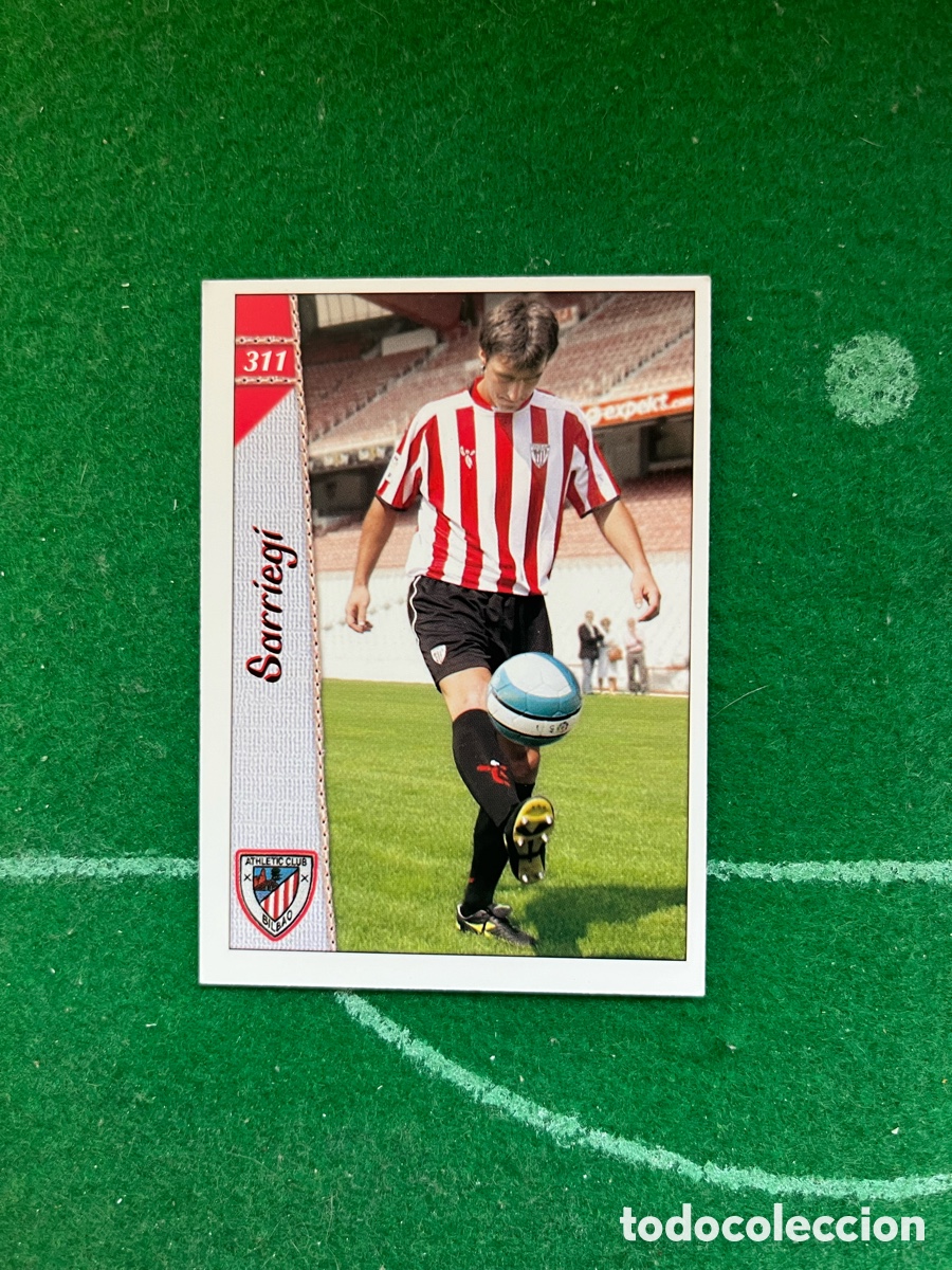 Cromos de f&uacute;tbol: 311 SARRIEGI ATHLETIC DE BILBAO LAS FICHAS DE LA LIGA 2006 2007 MUNDICROMO