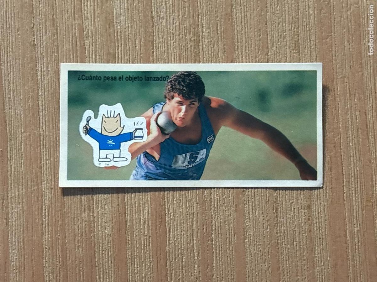 Fu&szlig;ball-Sticker: 37. CROMO R&Eacute;CORDS OL&Iacute;MPICOS DE DANONE N 4