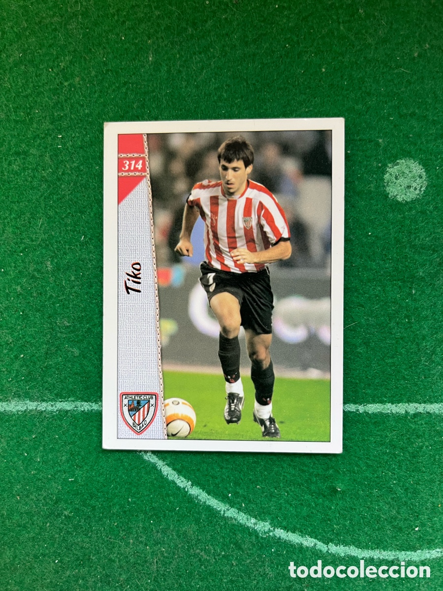Cromos de f&uacute;tbol: 314 TIKO ATHLETIC DE BILBAO LAS FICHAS DE LA LIGA 2006 2007 MUNDICROMO