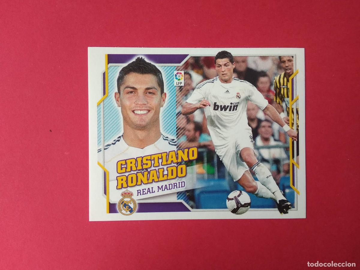 Cromos de f&uacute;tbol: EDICIONES ESTE LIGA 10 11 2010 2011 CROMO NUNCA PEGADO CRISTIANO RONALDO REAL MADRID N&ordm; 14