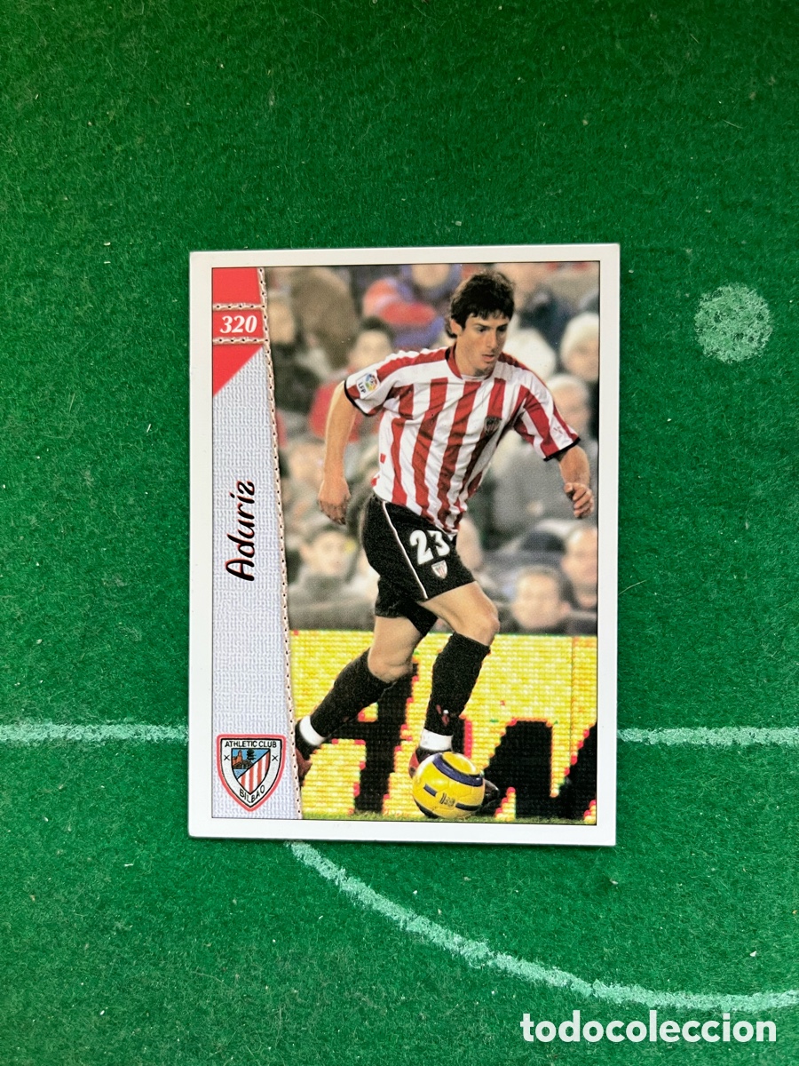 Cromos de f&uacute;tbol: 320 ADURIZ ATHLETIC DE BILBAO LAS FICHAS DE LA LIGA 2006 2007 MUNDICROMO
