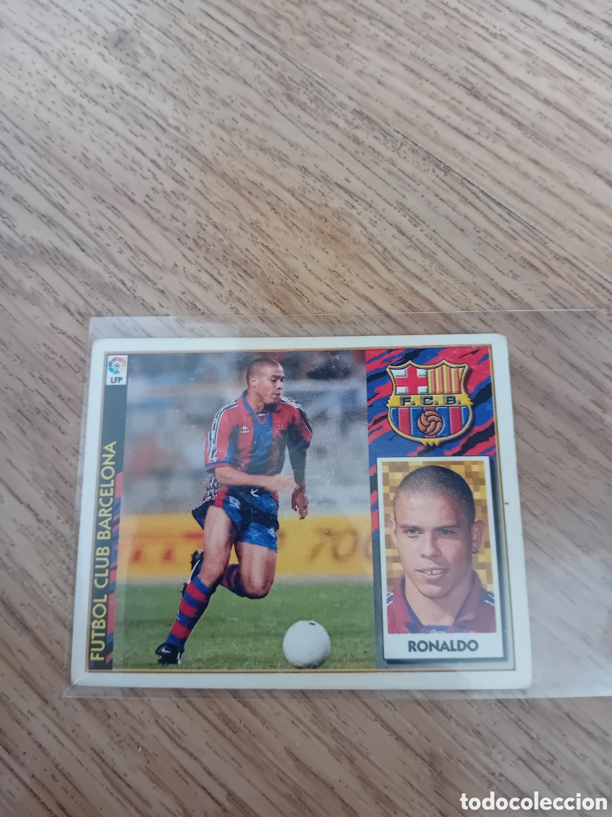 Cromos de f&uacute;tbol: Ronaldo baja Barcelona 97 98 1997 1998 Este Panini