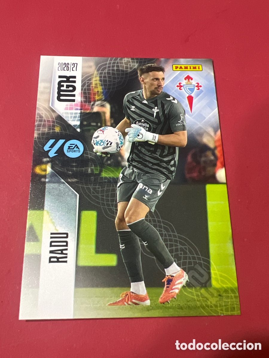 Cromos de f&uacute;tbol: C1697. MGK 2026/27 MEGACRACKS PANINI. #110 RADU. CELTA DE VIGO