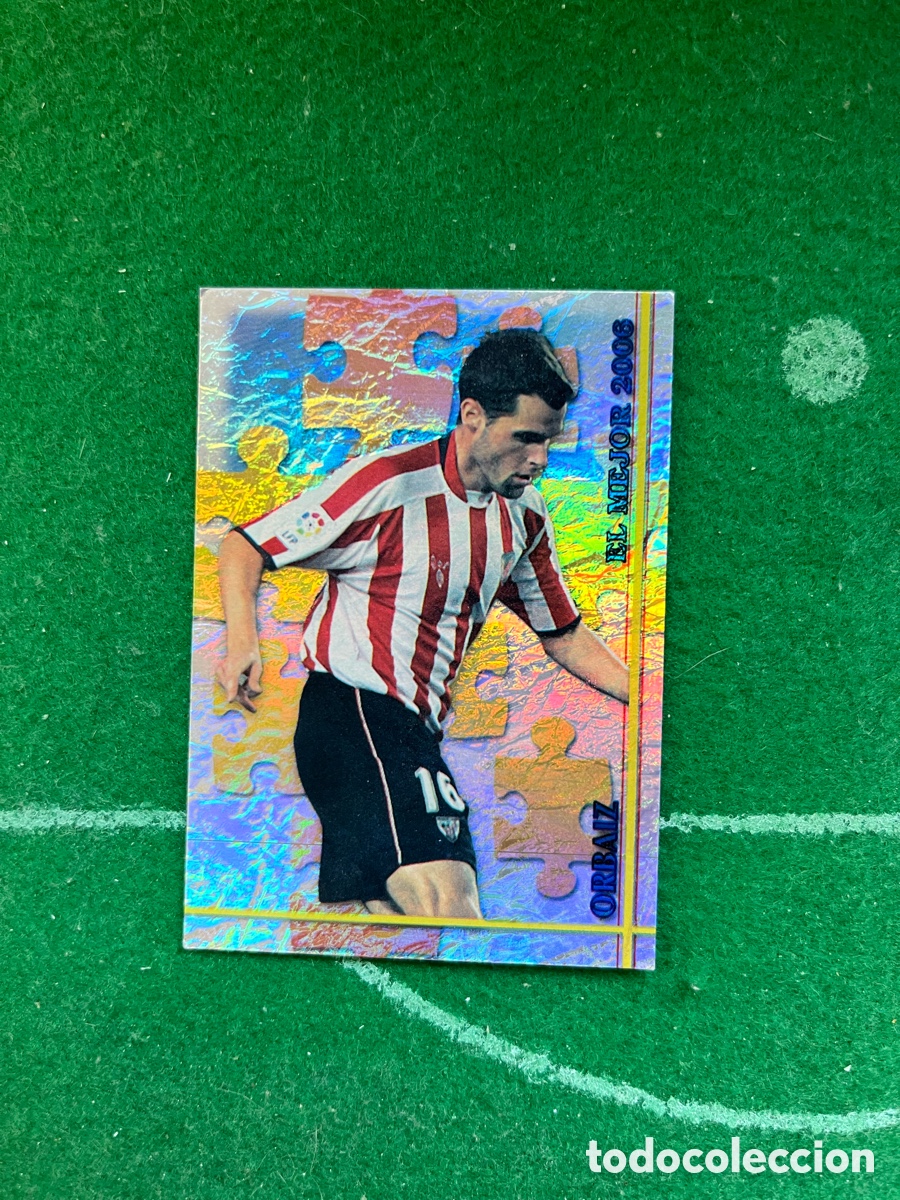 Cromos de f&uacute;tbol: 324 ORBAIZ ATHLETIC DE BILBAO LAS FICHAS DE LA LIGA 2006 2007 MUNDICROMO EL MEJOR 2006