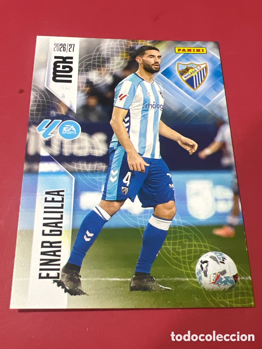 Cromos de f&uacute;tbol: C1698. MGK 2026/27 MEGACRACKS PANINI. #241 EINAR GALILEA. MALAGA CF.