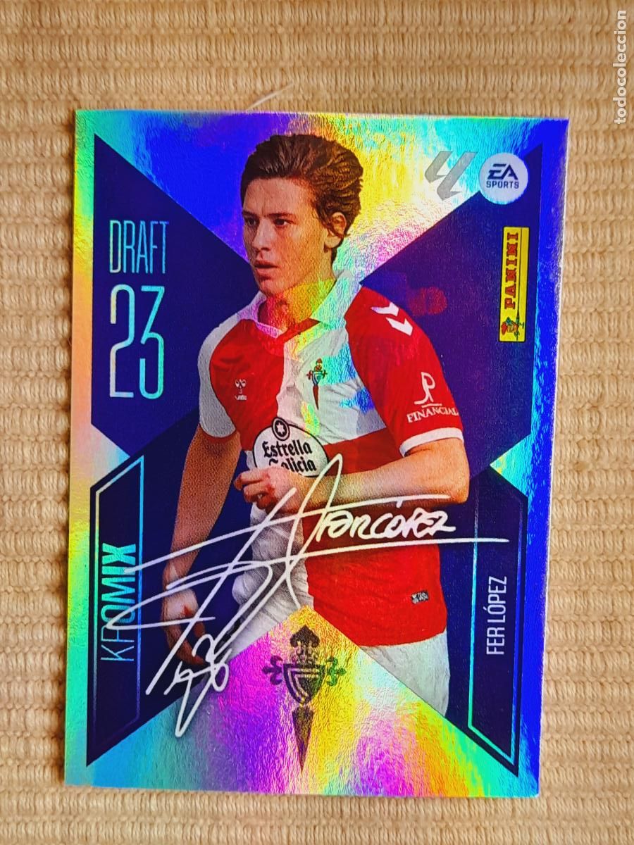 Cromos de f&uacute;tbol: CROMO K7 (K 7) FER LOPEZ (DRAFT 23 KROMIX) CELTA DE VIGO LIGA 26-27 2026 2027 &Aacute;LBUM ESTE