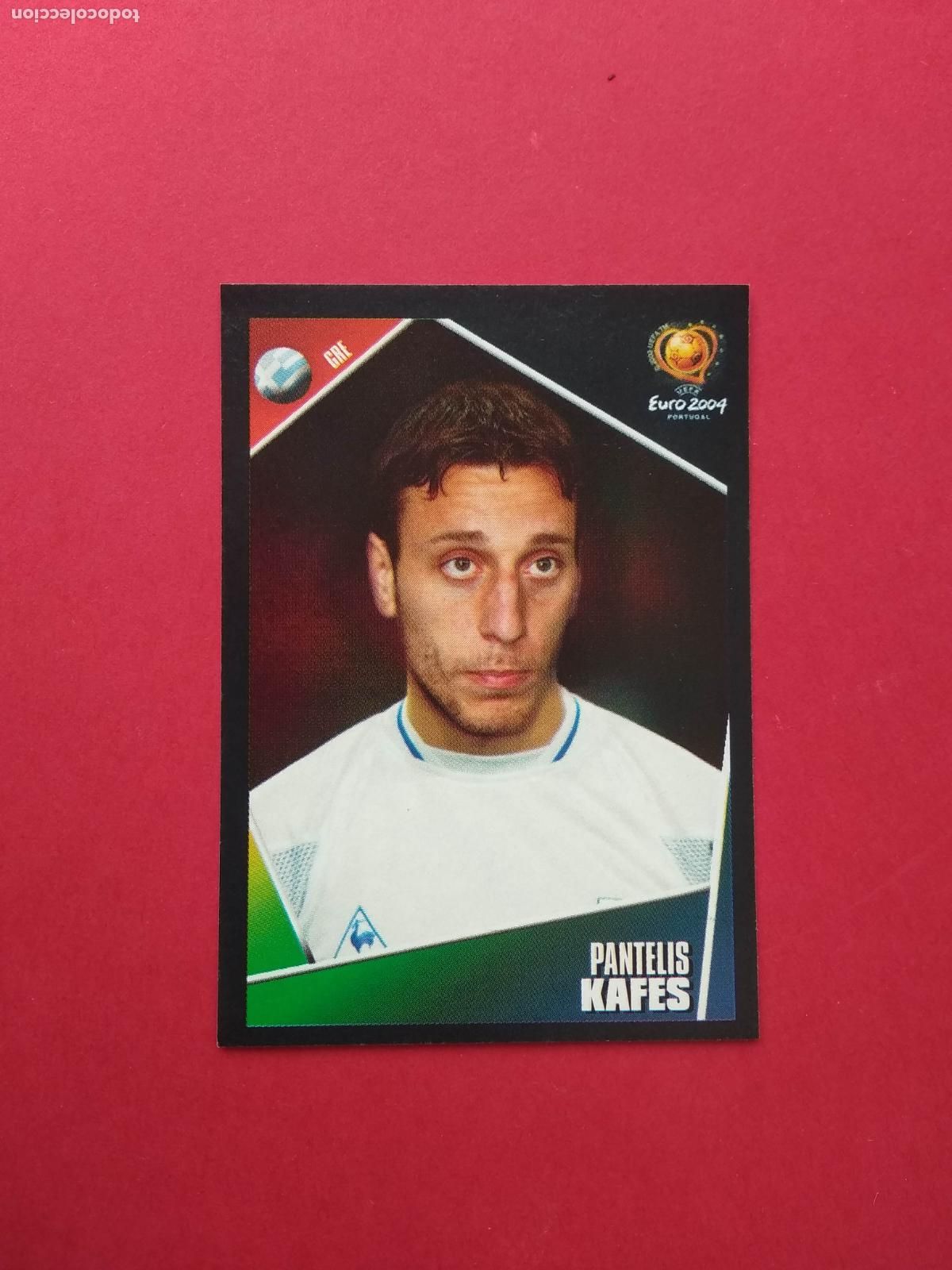 Cromos de f&uacute;tbol: PANINI EURO 2004 PORTUGAL EUROCOPA 04 CROMO NUNCA PEGADO GRECIA N&ordm; 39 KAFES