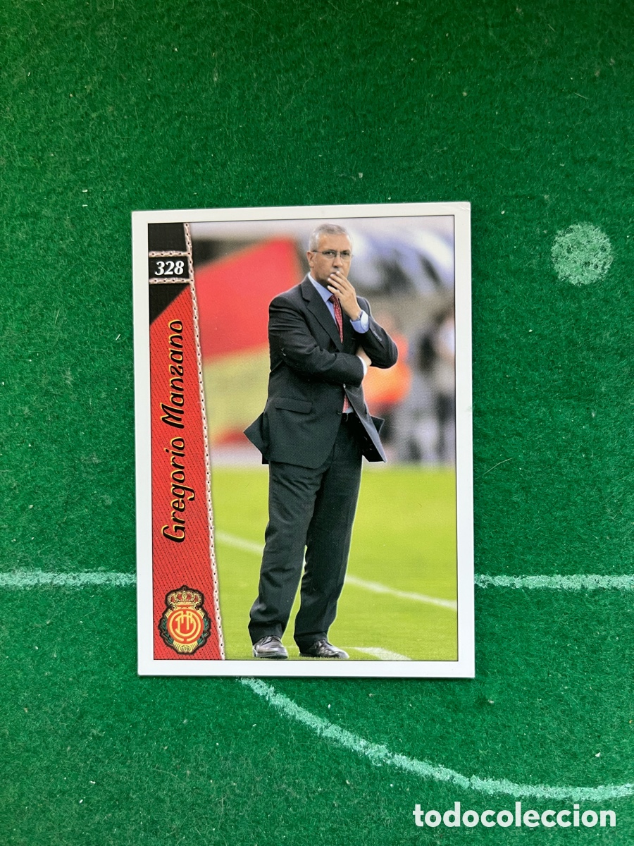 Cromos de f&uacute;tbol: 328 GREGORIO MANZANO MALLORCA LAS FICHAS DE LA LIGA 2006 2007 MUNDICROMO ENTRENADOR
