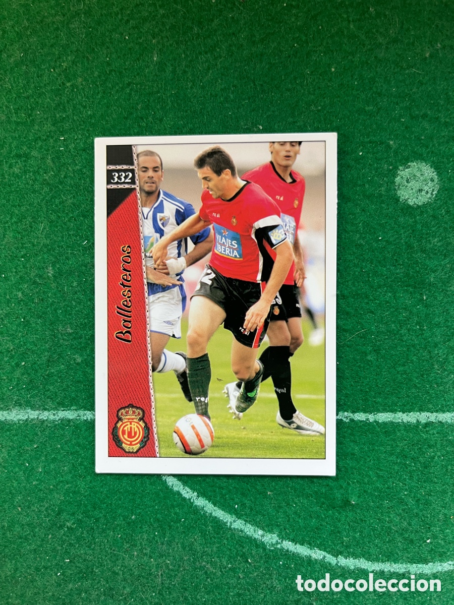 Cromos de f&uacute;tbol: 332 BALLESTEROS MALLORCA LAS FICHAS DE LA LIGA 2006 2007 MUNDICROMO