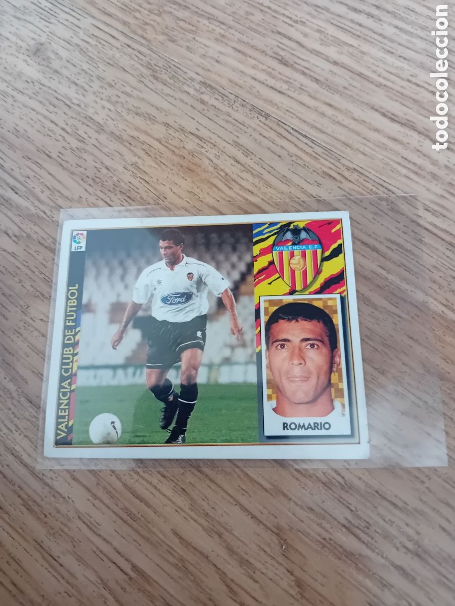Cromos de f&uacute;tbol: Romario Coloca Valencia 97 98 1997 1998 Este Panini