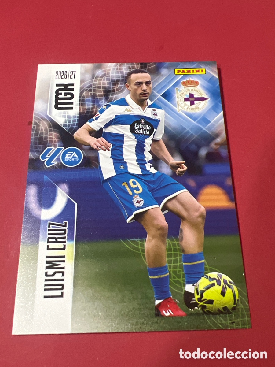 Cromos de f&uacute;tbol: C1700. 140 LUISMI CRUZ MEGACRACKS MGK 2026 2027 26 27 DEPORTIVO