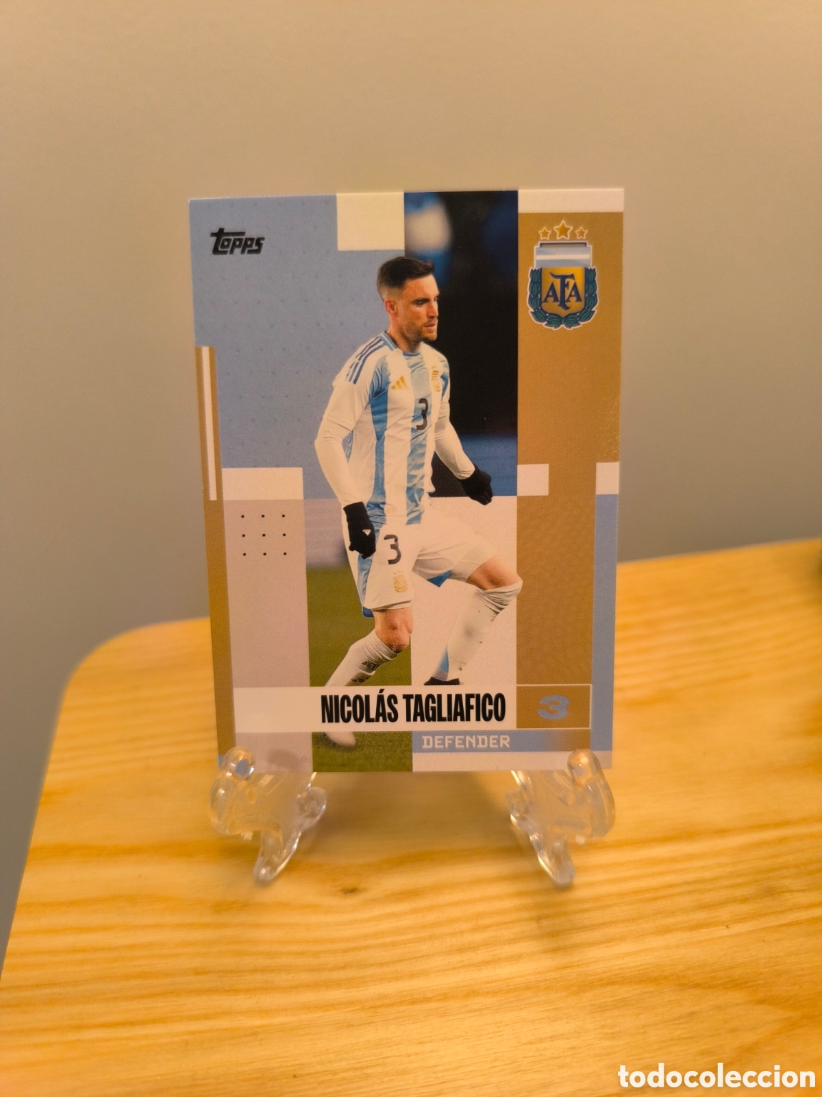 Cromos de f&uacute;tbol: Nicol&aacute;s Tagliafico Topps Argentina n&deg;7