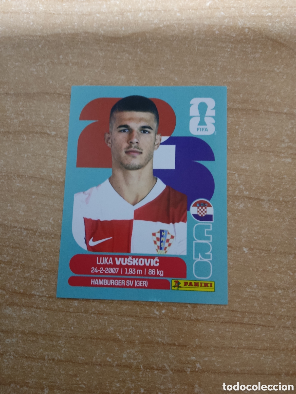 Cromos de f&uacute;tbol: 6 VUSKOVIC CROACIA FIFA WORLD CUP 2026