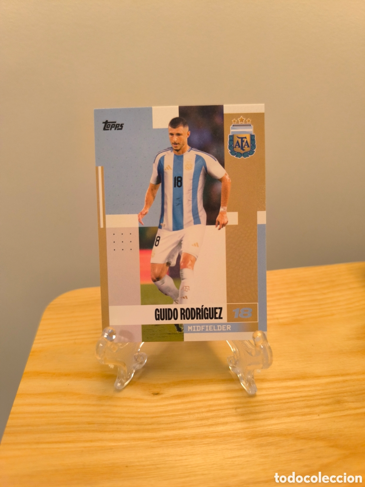 Cromos de f&uacute;tbol: Guido Rodr&iacute;guez Topps Argentina n&deg;23