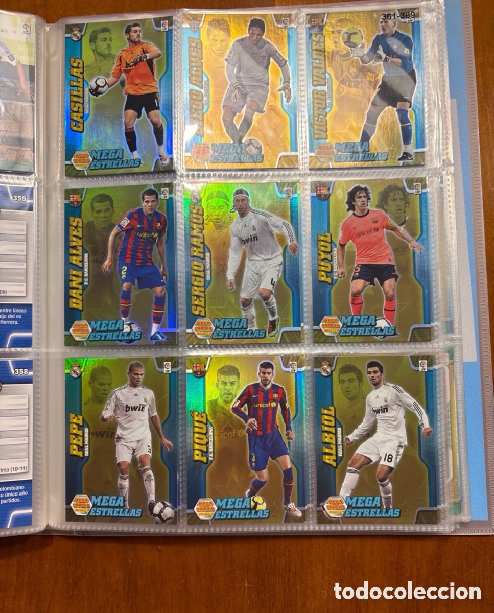 Cromos de f&uacute;tbol: ALBUM MEGACRACKS 2010-2011 COMPLETO - Foto 6