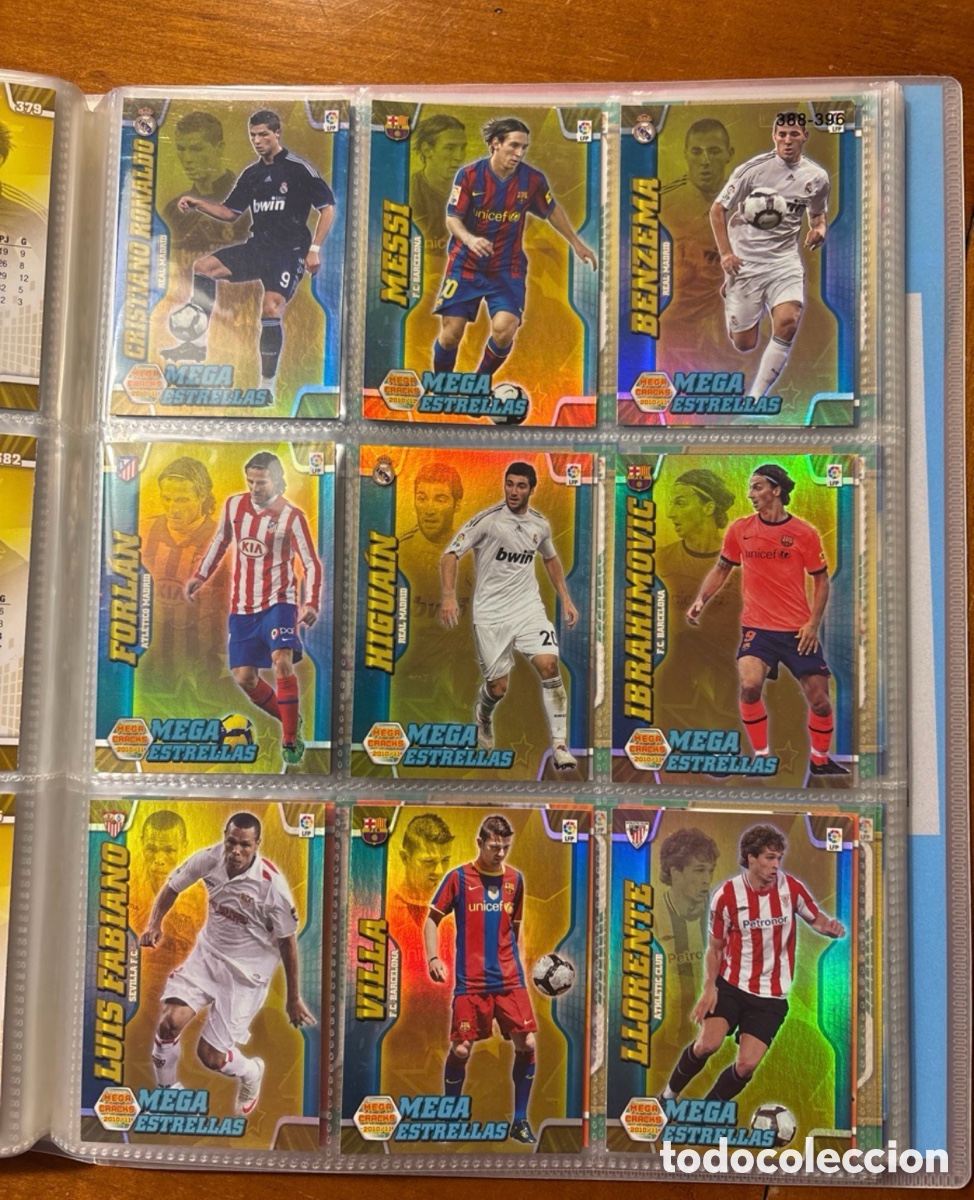 Cromos de f&uacute;tbol: ALBUM MEGACRACKS 2010-2011 COMPLETO - Foto 7