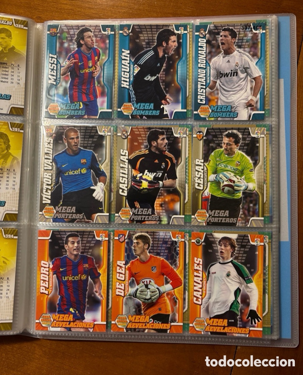 Cromos de f&uacute;tbol: ALBUM MEGACRACKS 2010-2011 COMPLETO - Foto 8
