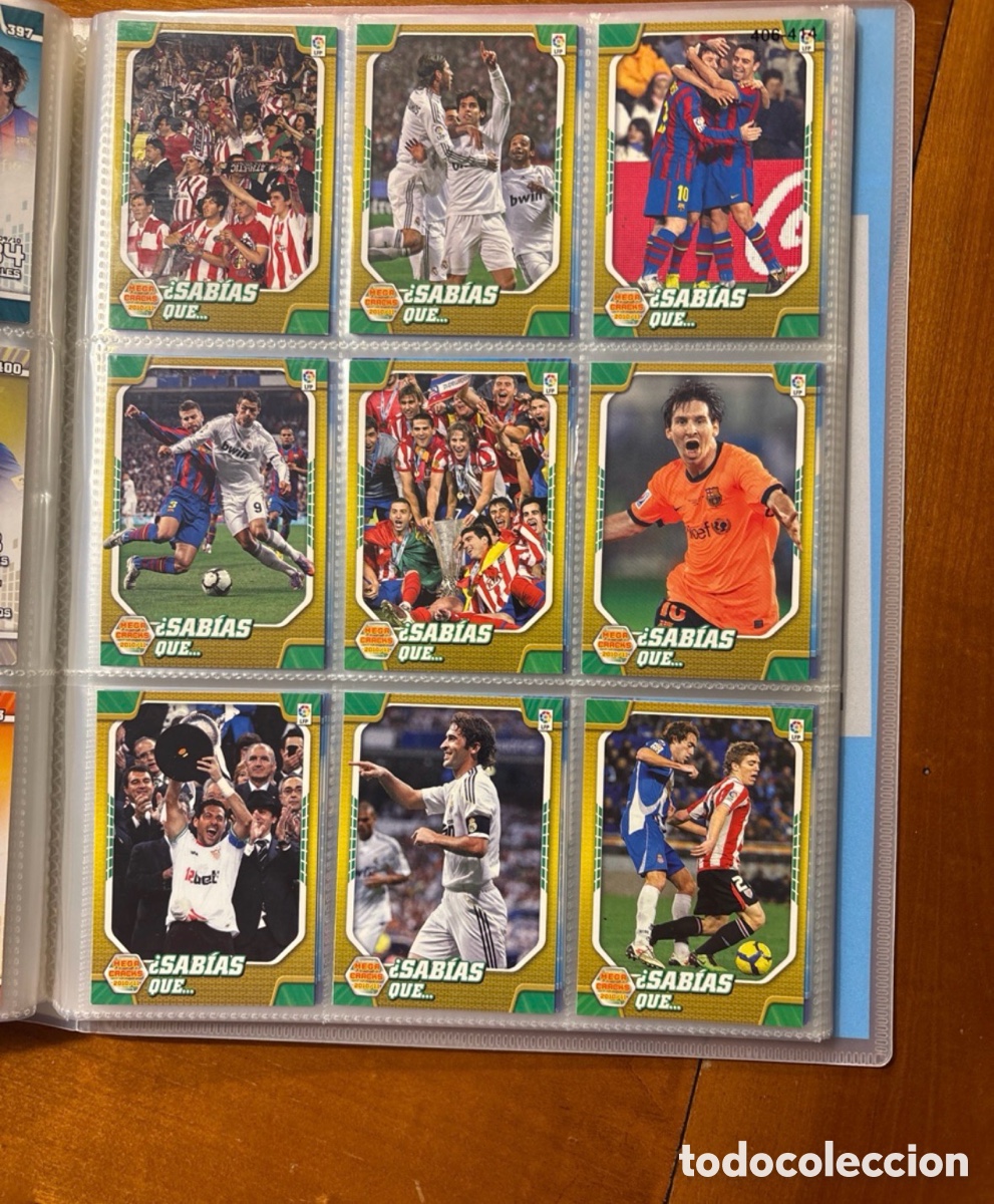 Cromos de f&uacute;tbol: ALBUM MEGACRACKS 2010-2011 COMPLETO - Foto 9