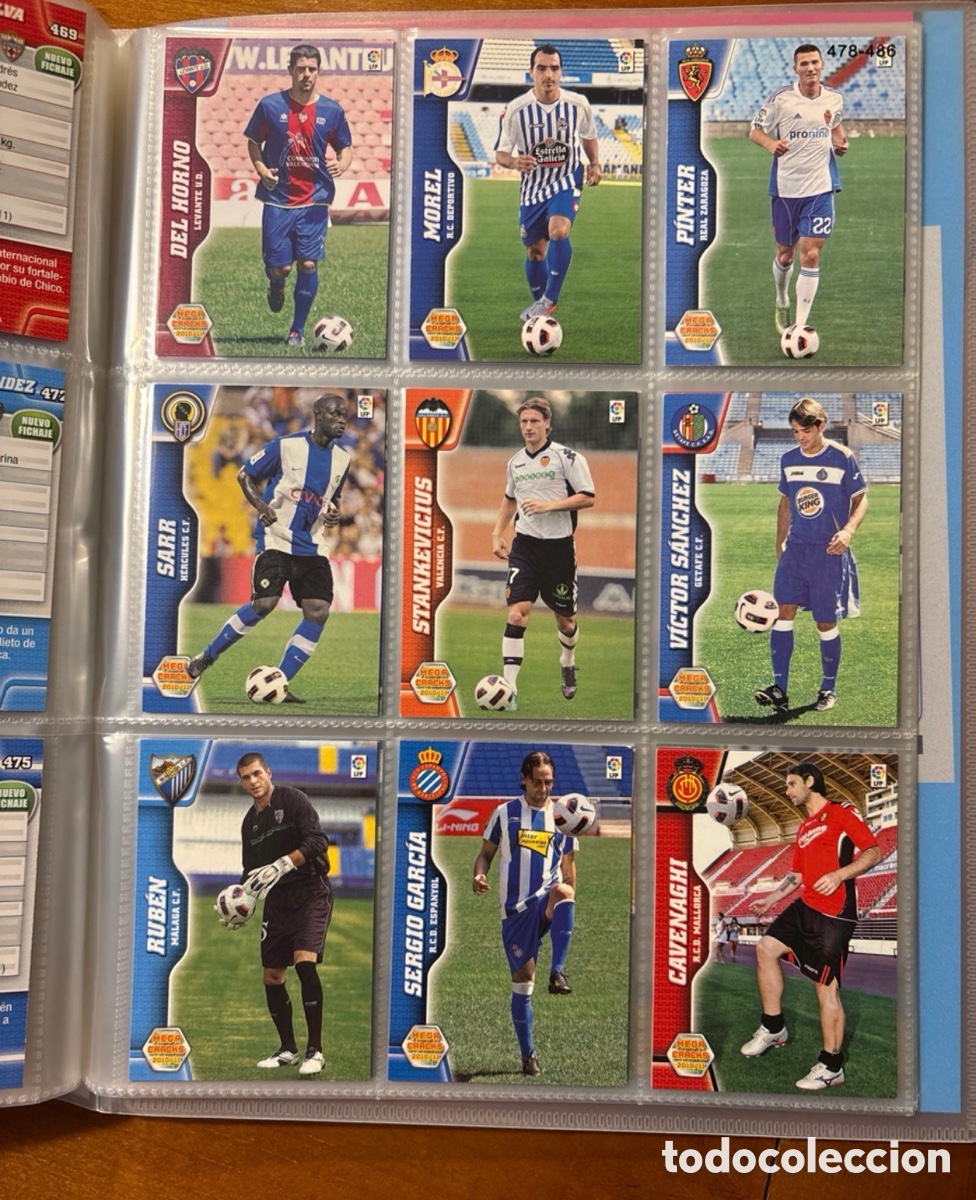 Cromos de f&uacute;tbol: ALBUM MEGACRACKS 2010-2011 COMPLETO - Foto 10