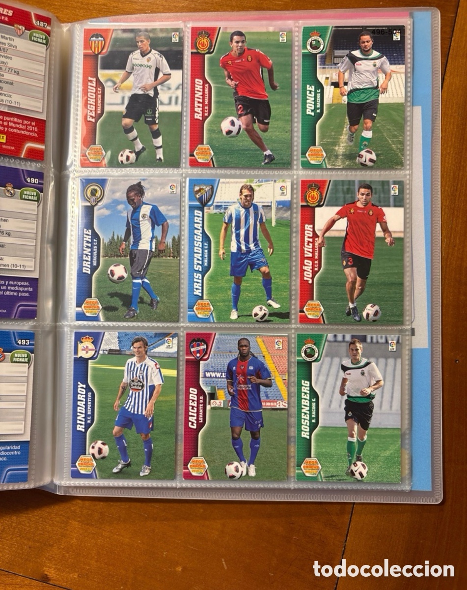 Cromos de f&uacute;tbol: ALBUM MEGACRACKS 2010-2011 COMPLETO - Foto 11