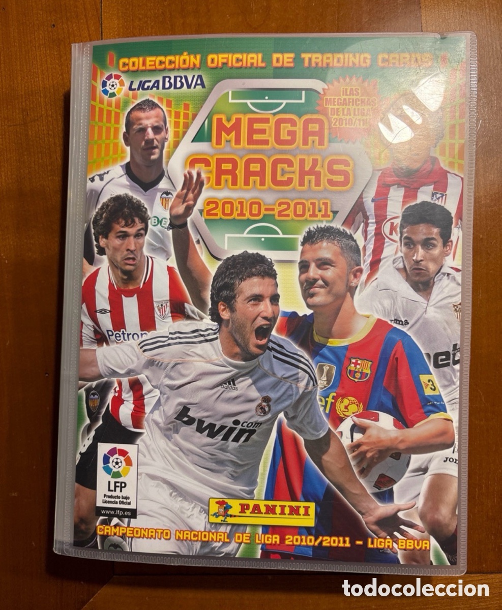 Cromos de f&uacute;tbol: ALBUM MEGACRACKS 2010-2011 COMPLETO
