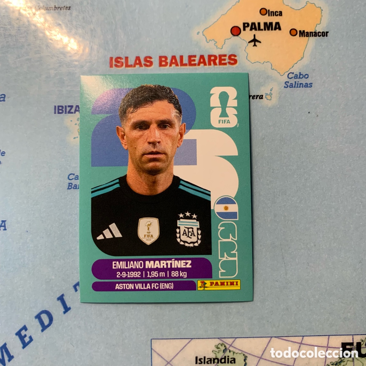 Cromos de f&uacute;tbol: Argentina n&uacute;mero 2 cromo panini Mundial Fifa World Cup 2026