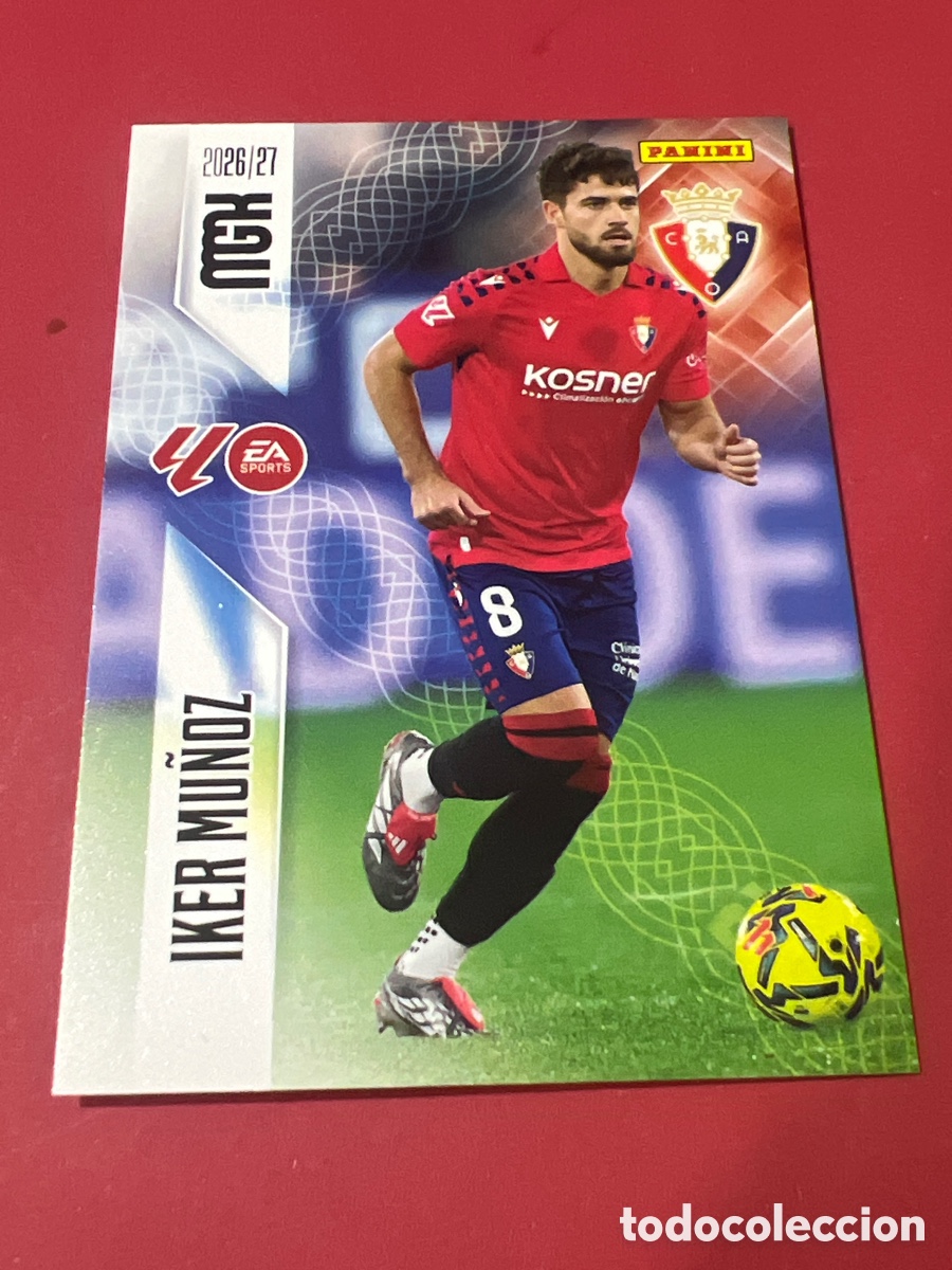 Cromos de f&uacute;tbol: C1719. MGK 2026/27 MEGACRACKS PANINI. #261 IKER MU&Ntilde;OZ. CA. OSASUNA