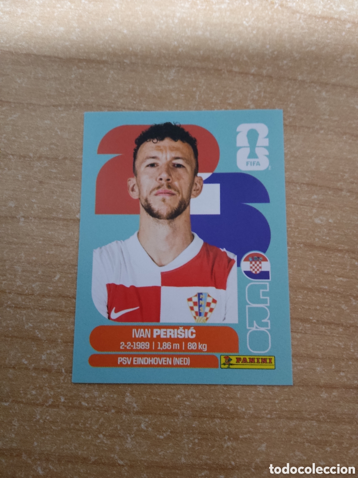 Cromos de f&uacute;tbol: 16 PERISIC CROACIA FIFA WORLD CUP 2026
