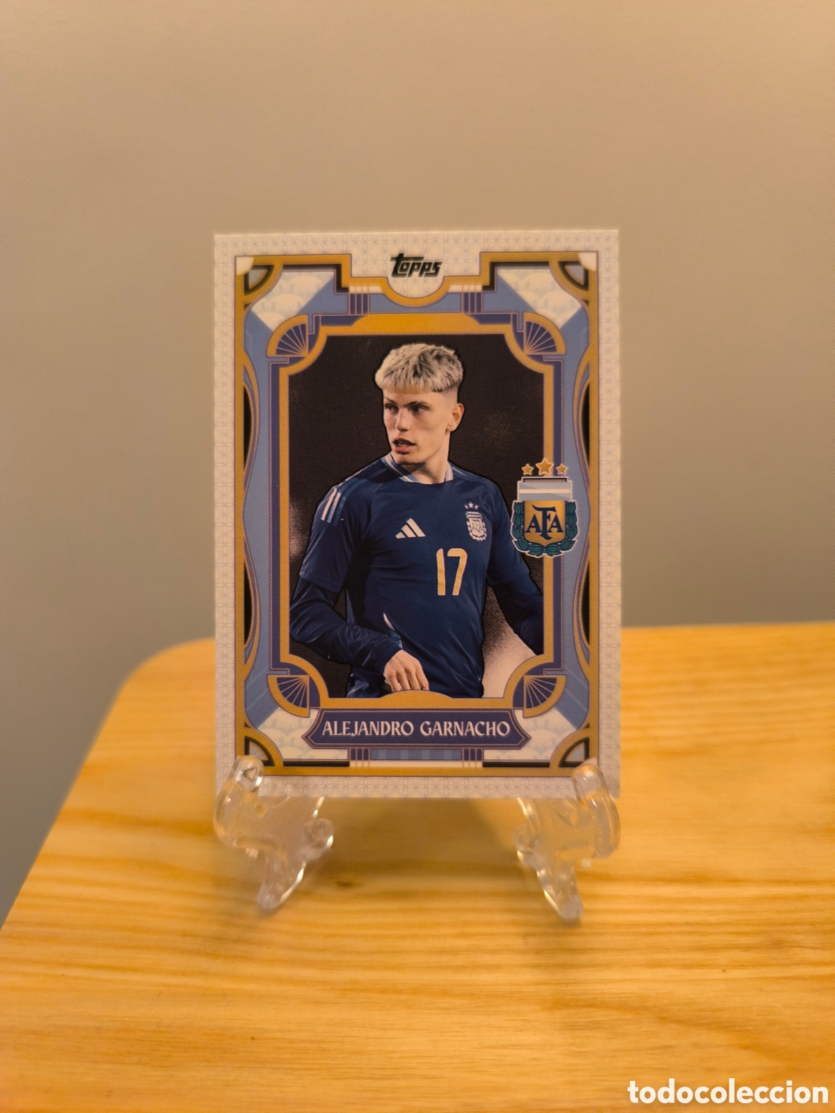 Cromos de f&uacute;tbol: Alejandro Garnacho Topps Argentina n&deg;38 - Foto 1