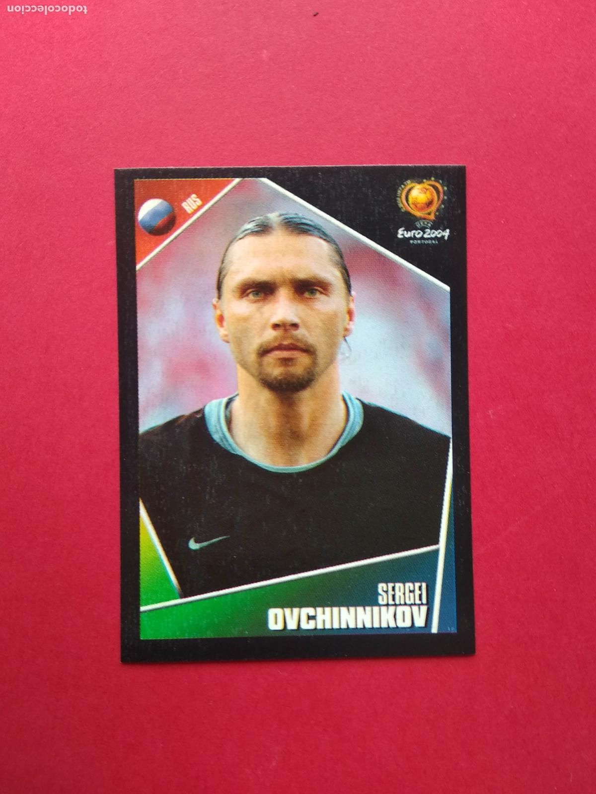 Cromos de f&uacute;tbol: PANINI EURO 2004 PORTUGAL EUROCOPA 04 CROMO NUNCA PEGADO RUSIA N&ordm; 52 SERGEI OVCHINNIKOV