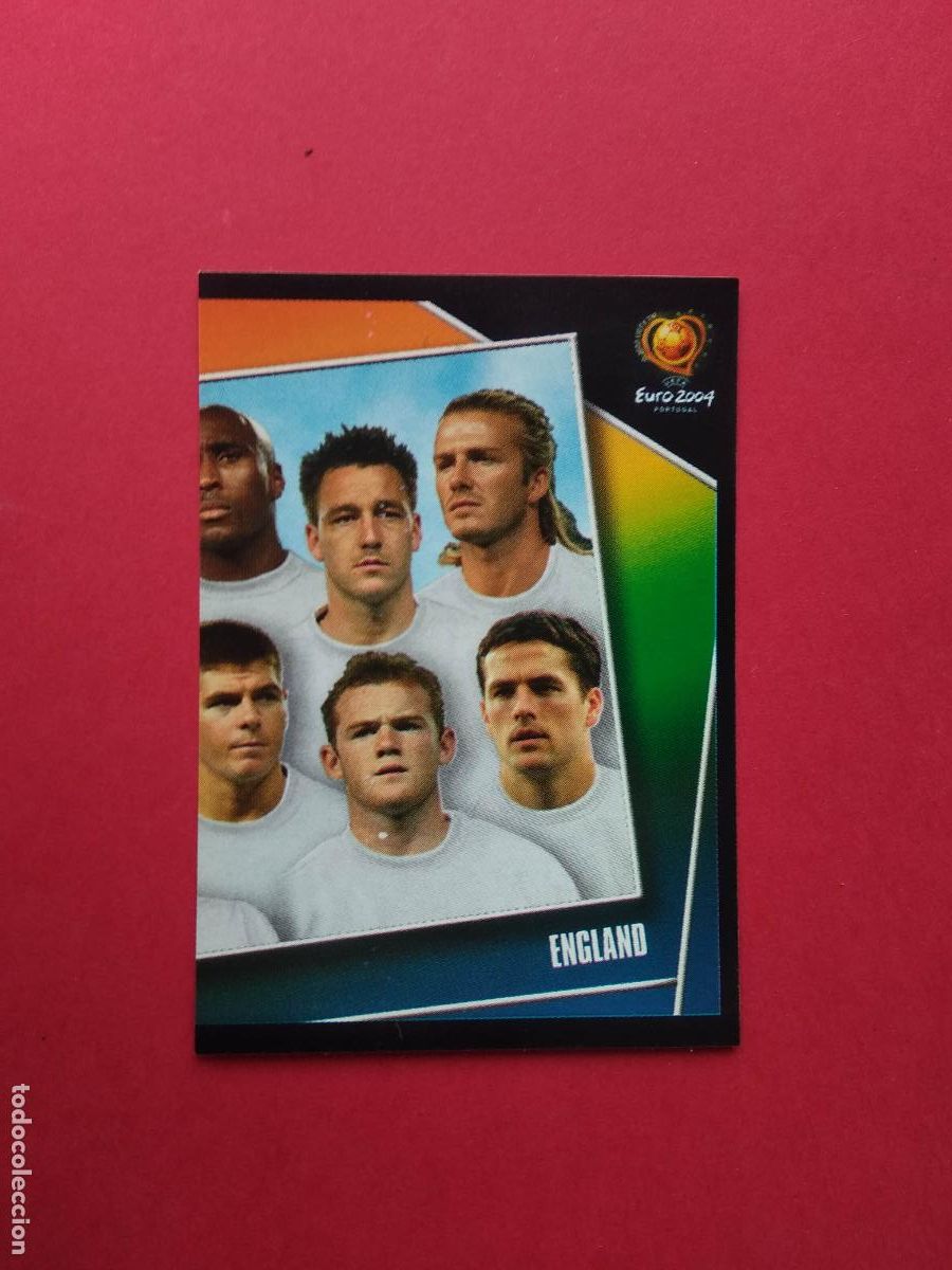 Cromos de f&uacute;tbol: CROMOS PANINI EURO 2004 PORTUGAL EUROCOPA 04 CROMO NUNCA PEGADO ENGLAND N&ordm; 115 PLANTILLA