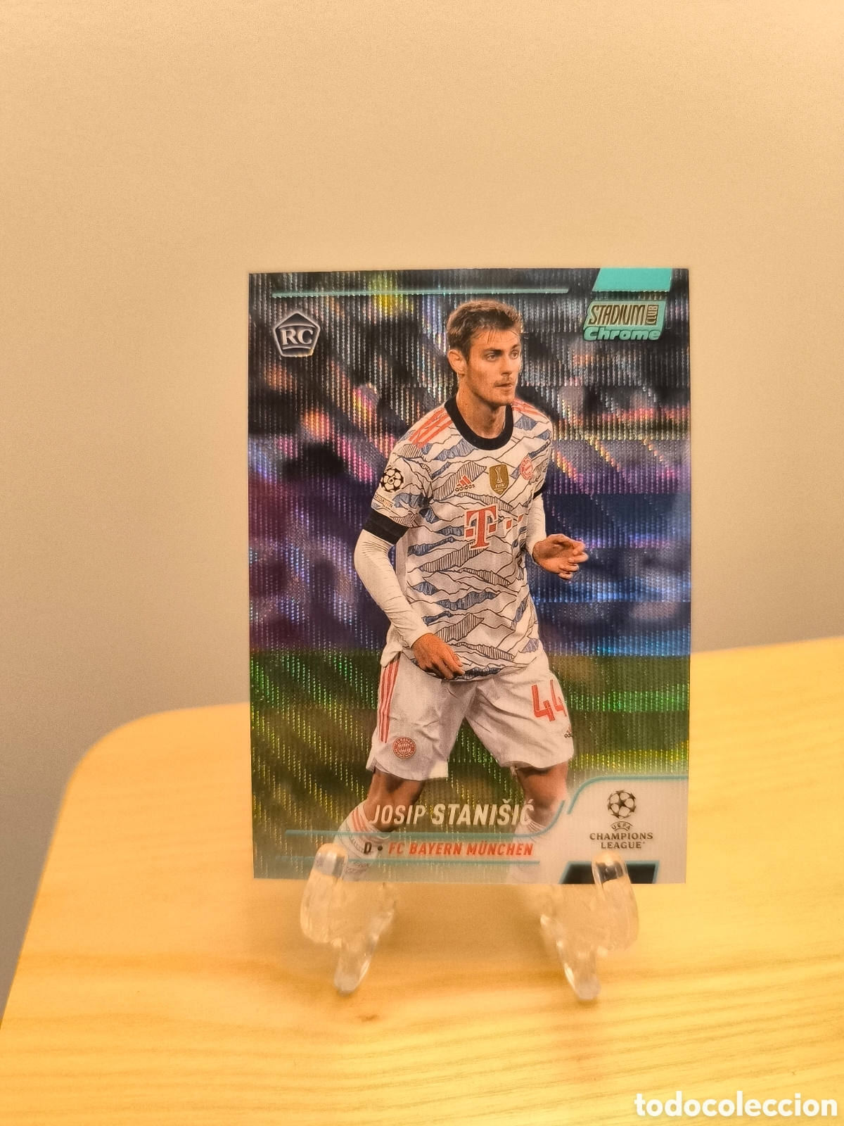 Cromos de f&uacute;tbol: Stanisic rookie card numerada/250 Topps Chrome